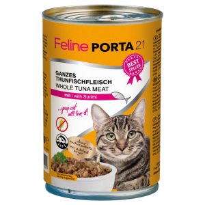 12x400g tonnikala & surimi viljaton Porta 21 Kissanruoka