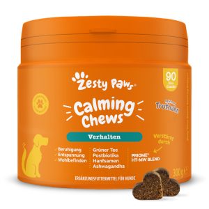 Zesty Paws Calming Chews kalkkuna 90 purutabletti täydennysravinto koirille