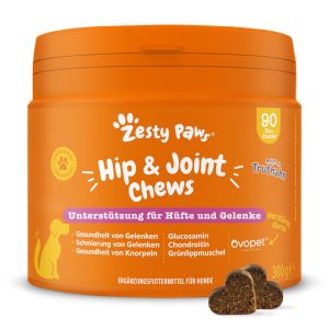 Zesty Paws Hip & Joint Chews kalkkuna 90 purutabletti täydennysravinto koirille