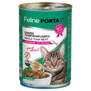 12x400g tonnikala & merilevä viljaton Porta 21 Kissanruoka
