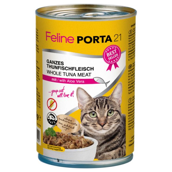 12x400g tonnikala & aloe viljaton Porta 21 Kissanruoka
