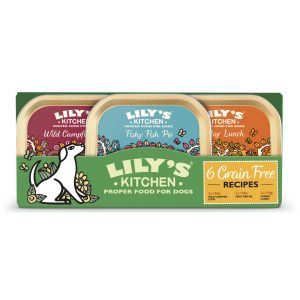 12x150g viljattomat ateriat koirille Lily's Kitchen koiran märkäruoka