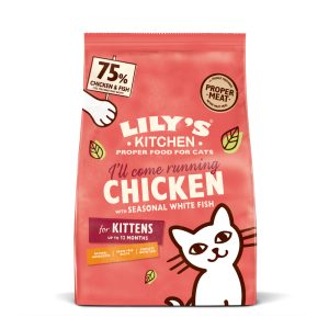 säästöpakkaus: 2 x 800 g Lily's Kitchen Kitten Chicken & White Fish kissoille