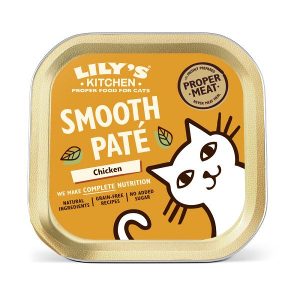 19 x 85 g Lily's Kitchen Smooth Paté Selection kana kissan märkäruoka