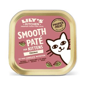 19 x 85 g Lily's Kitchen Kitten Smooth Paté Selection kana kissan märkäruoka