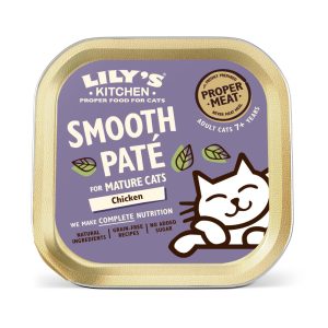 19x85g Senior Smooth Paté Selection kana Lily's Kitchen kissan märkäruoka