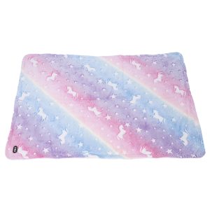 TIAKI Glowing Unicorns -peitto 100x70cm koira