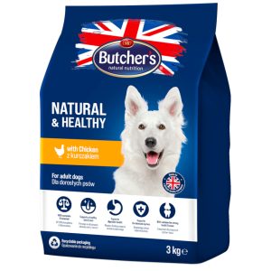 2x3kg Butcher's Natural & Healthy kana koiran kuivaruoka