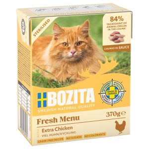 6x370g Chunks in Gravy kana Bozita kissanruoka
