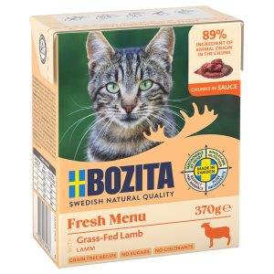 24x370g Tetra Chunks in Gravy lammas Bozita kissanruoka