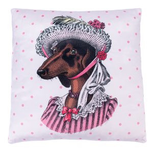 Smartpet Funny Dogs -tyyny vaaleanpunainen 40x40cm koira