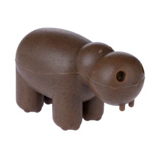 TIAKI Squeaky Hippo -purulelu 13,5x6x8cm koiranlelu