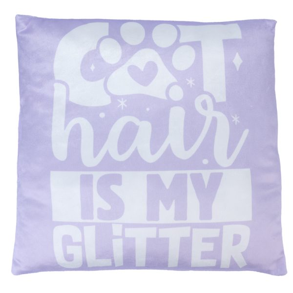 Smartpet Cat Hair is my Glitter -tyyny 40x40cm kissa