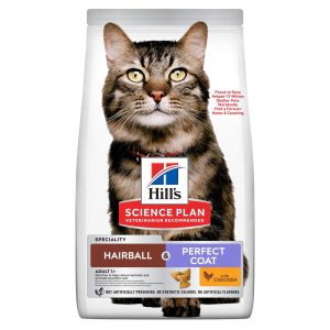 1,5kg Adult Hairball & Perfect Coat Chicken Hill's Science Plan kissan kuivaruoka