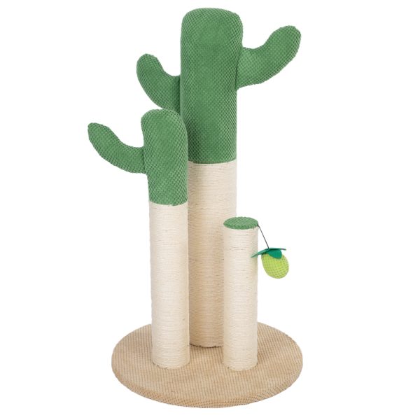 TIAKI Nature Cactus -raapimispylväs kissoille vihreä