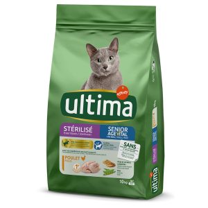 10kg Cat Sterilized Senior Ultima kissanruoka