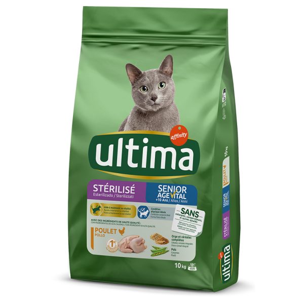 2x10kg Cat Sterilized Senior Ultima kissanruoka