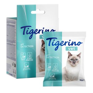 4x 10g VET pH Detection Tigerino lisäaine kissanhiekalle