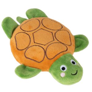 TIAKI Silent Squeaky Turtle -koiranlelu 16,6x19,5cm