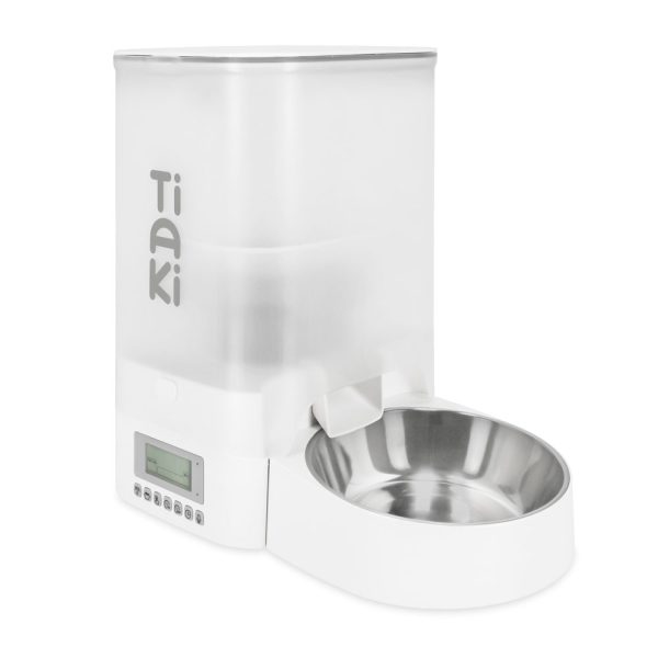 TIAKI-ruokinta-automaatti max. 3 litraa ruokaa kissoille