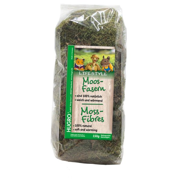 2x150g Lifestyle sammalkuitu Hugro pieneläimille