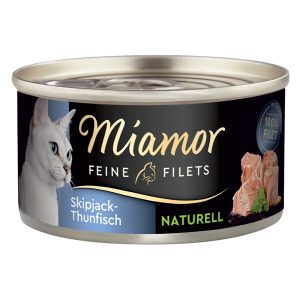 6x80g Fine Filets Naturelle Skipjack tonnikala Miamor Kissanruoka