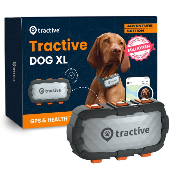Tractive XL GPS Tracker koirille Adventure Edition