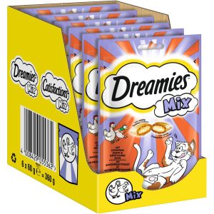 60g Mix kana ja ankka Dreamies kissanherkut