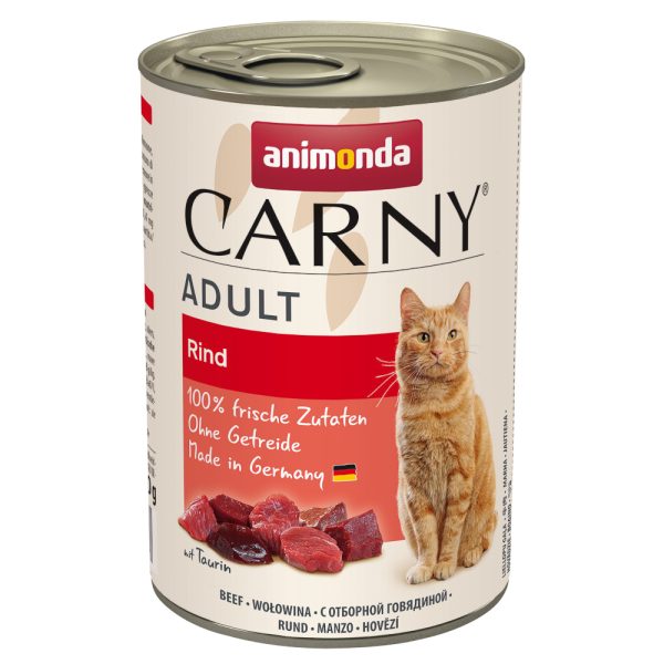 12x400g Adult nauta Animonda Carny kissan märkäruoka