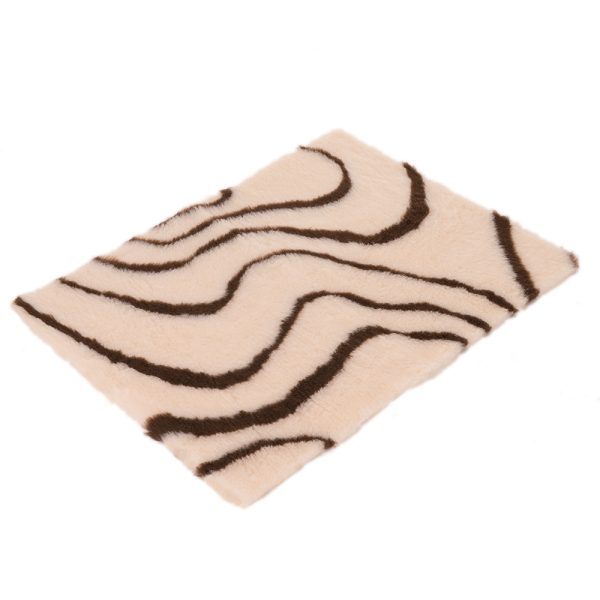 Vetbed® Isobed SL Wave -lemmikinpeitto, kerma/ruskea 100x75cm