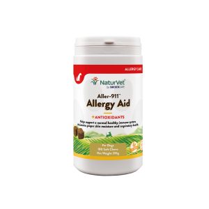 180kpl Aller-911 Advanced Allergy Aid Snacks NaturVet koirien täydennysravinto