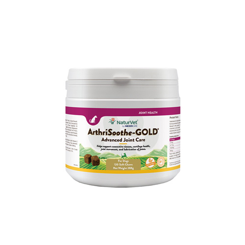 120kpl ArthriSoothe-Gold Snacks NaturVet koiran täydennysravinto