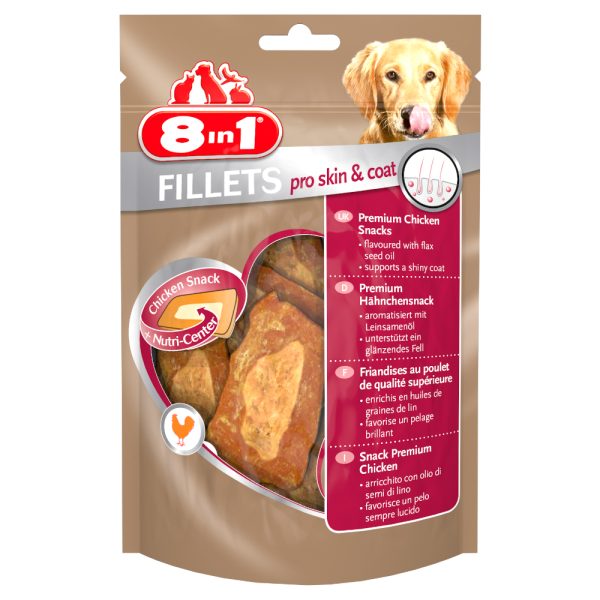 80g S-koko, 8in1 Fillets Pro Skin & Coat koiranherkku