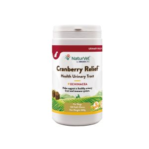 120kpl Cranberry Relief NaturVet koiran täydennysravinto