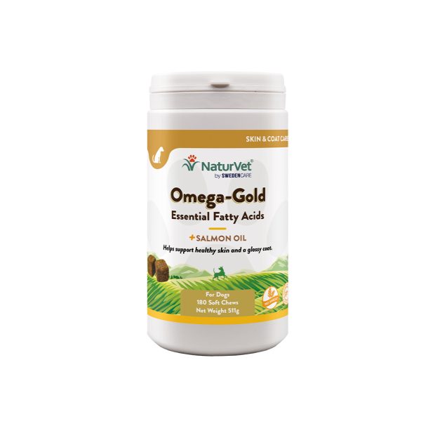 180kpl Omega Gold NaturVet koiran täydennysravinto