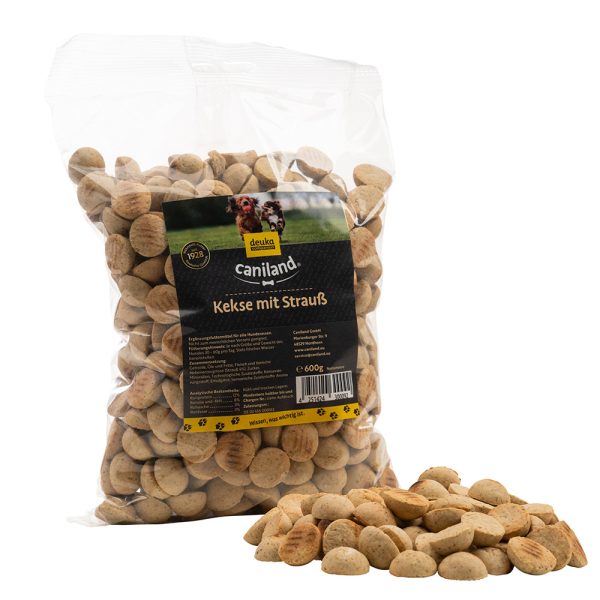 3x600g keksi strutsi Canibit koiralle