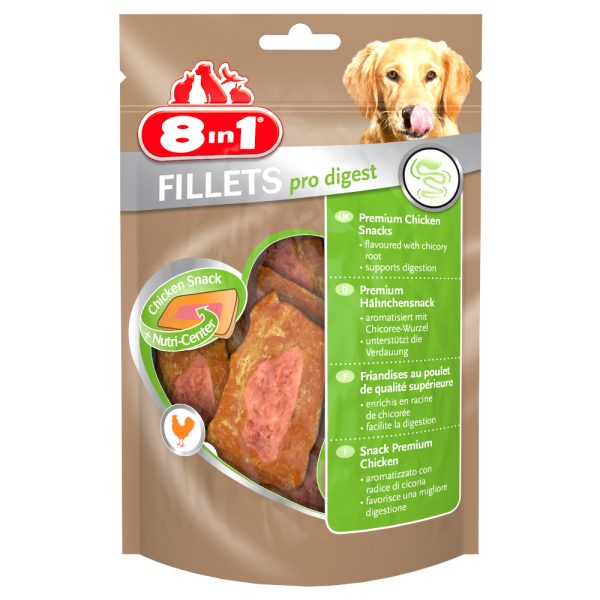 80g S-koko, 8in1 Fillets Pro Digest koiranherkku