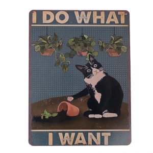 TIAKI "I Do What I Want" -puukyltti ripustettavaksi