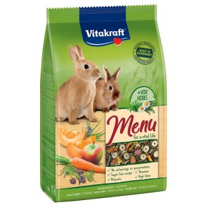 2x5kg Vitakraft Menü Vital kaninruoka