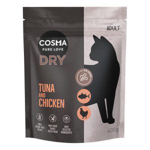 400g tonnikala & kana Cosma kissan kuivaruoka
