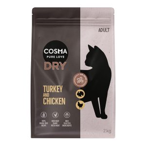 2kg kalkkuna & kana Cosma kissan kuivaruoka