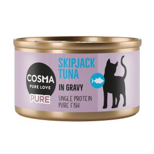 6x80g boniitti Cosma Pure kissanruoka