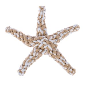 TIAKI Starfish -köysilelu koirille 15x15x3,5cm