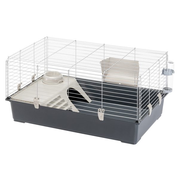 Rabbit 100 pieneläinhäkki harmaa: P 95 x L 57 x K 46 cm Ferplast