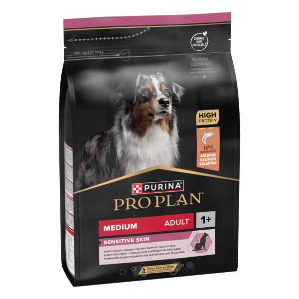 3kg Medium Adult Sensitive Skin PURINA PRO PLAN koiran kuivaruoka