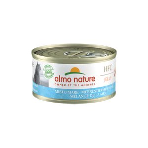 24x70g Almo Nature HFC Natural merenelävien sekoitus Märkä kissanruoka