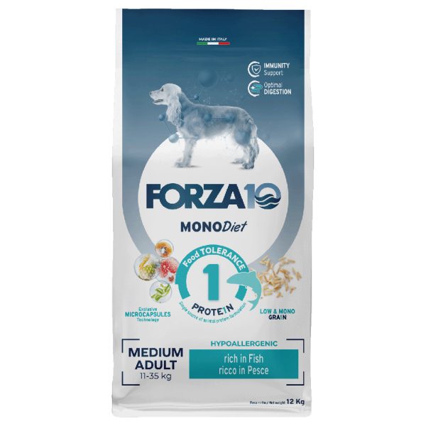 12kg Medium Diet with Fish Forza 10 koiranruoka