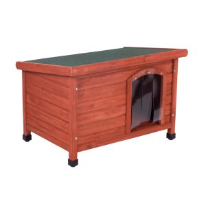 Tasakattoinen Woody-koirankoppi S-koko: P 85 x L 57 x K 58 cm