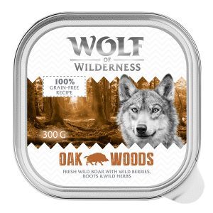 Wolf of Wilderness Adult -säästöpakkaus 24 x 300 g   - Oak Woods - villisika