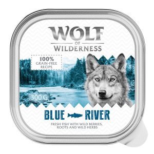 Wolf of Wilderness Adult -säästöpakkaus 24 x 300 g   - Blue River - Kala